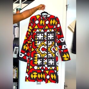 African Patterned Kimono / Dress / Shirt (NEVER WORN / TAGS ATTACHED)